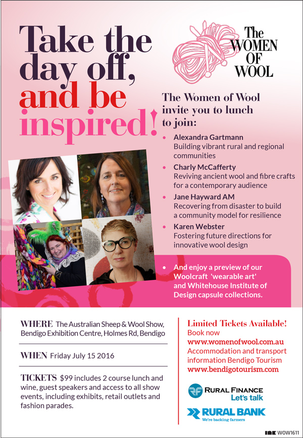 Women of Wool Press Ad